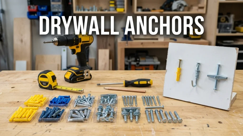 Drywall Anchors: Everything You Need to Know About 6 Types and What Each Holds in kg