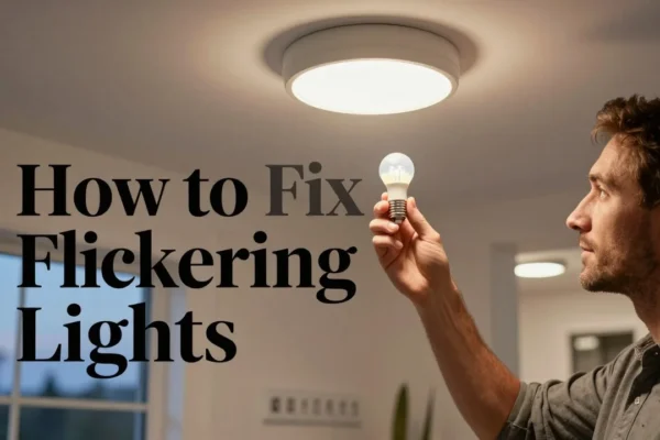 How to Fix Flickering Lights? Complete 2026 Guide to Causes, Safe Fixes, Costs & When to Call an Electrician