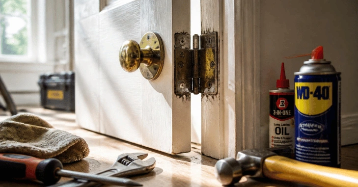 How to Fix Squeaky Door Hinges in Six Steps