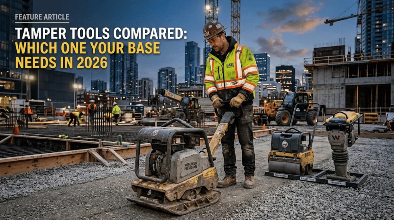 Tamper Tools Compared: The Complete 2026 Guide to Choosing the Right Compactor for Every Canadian Base