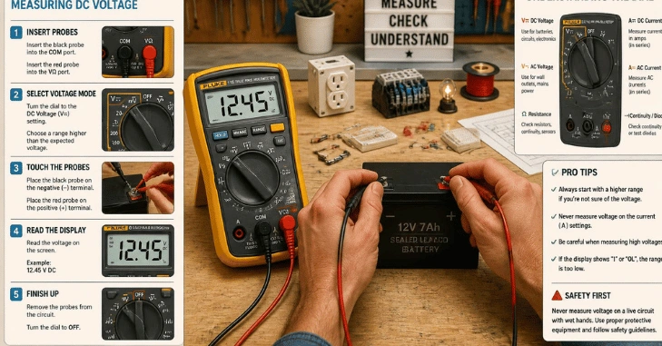 Testing batteries and vehicle circuits