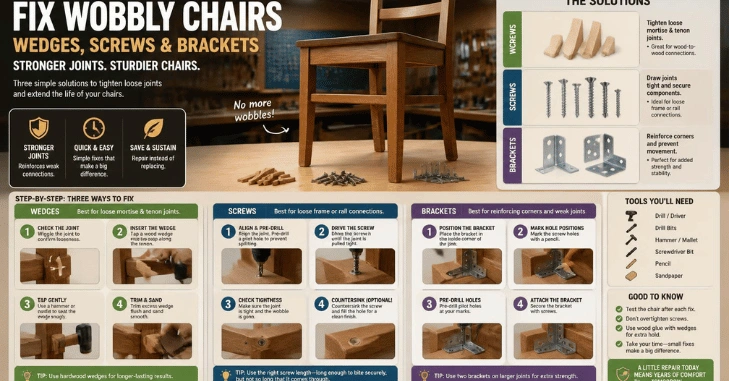 Wedges, Screws and Brackets: The Last Resort