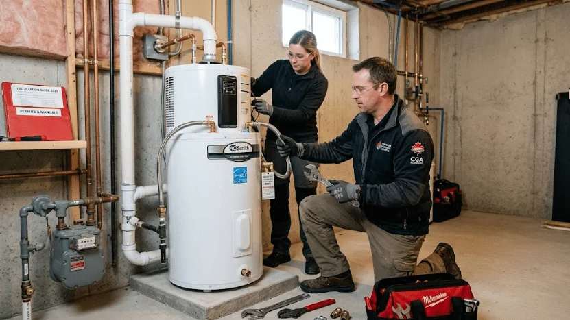 Water Heater Installation in Canada: Complete 2026 Guide to Costs, Permits, Sizing, and Safe Setup